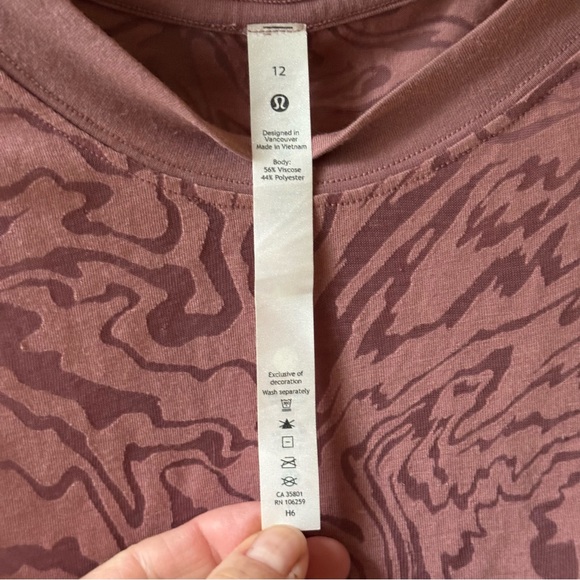 LULULEMON All Yours *Veil sheer crop tank top in Spiced Chai - Picture 3 of 7